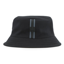 Load image into Gallery viewer, HERMES Hat Fred H Stripe Size 59 BlackH242069N Cotton100%
