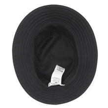 Load image into Gallery viewer, HERMES Hat Fred H Stripe Size 59 BlackH242069N Cotton100%
