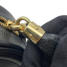 Load image into Gallery viewer, GUCCI Soho Interlocking G Shoulder Bag Black/Beige747779 Leather
