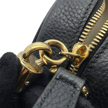 Load image into Gallery viewer, GUCCI Soho Interlocking G Shoulder Bag Black/Beige747779 Leather
