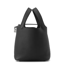 Load image into Gallery viewer, HERMES Picotin Padlock Black Taurillon Clemence Size PM
