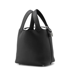 Load image into Gallery viewer, HERMES Picotin Padlock Black Taurillon Clemence Size PM
