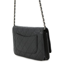 Load image into Gallery viewer, CHANEL Matelasse Chain wallet BlackAP0250 Caviar Leather
