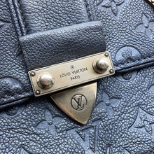 将图像加载到图库查看器中，LOUIS VUITTON Saint Sulpice IndigoBlueM43742 Monogram Empreinte Leather Size PM
