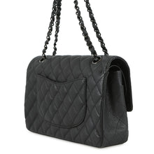 Load image into Gallery viewer, CHANEL Matelasse Double Flap ChainShoulder BlackA01112 Calf Leather Size 25
