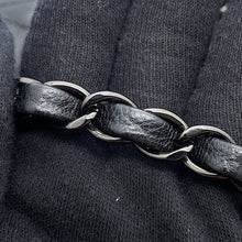 Load image into Gallery viewer, CHANEL Matelasse Double Flap ChainShoulder BlackA01112 Calf Leather Size 25
