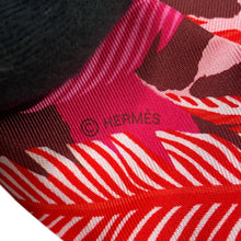 Load image into Gallery viewer, HERMES Twilly Jaguar Quetzal Fuchsia/Rose/Bordeaux Silk100%
