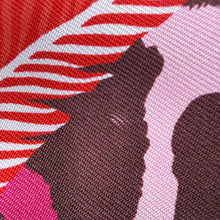 将图像加载到图库查看器中，HERMES Twilly Jaguar Quetzal Fuchsia/Rose/Bordeaux Silk100%
