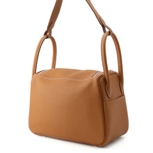Load image into Gallery viewer, HERMES Lindy Gold Taurillon Clemence Size 26
