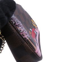 Load image into Gallery viewer, LOUIS VUITTON Mini Pochette Accessories Christmas Limited Edition RedN60259 Damier Ebene Canvas Vivienne
