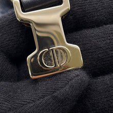 将图像加载到图库查看器中，Dior Nomade Pouch Toile de Jouy Reverse NavyS5554OTEU Fabric Calf Leather
