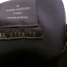 Load image into Gallery viewer, LOUIS VUITTON Oberkampf Line EncreBoots Brown/Gold Leather Rhinestone Size 10
