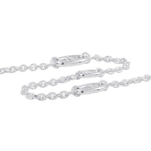 将图像加载到图库查看器中，HERMES Chaine d'Ancre Farandole Necklace Size 160 SV925

