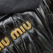 将图像加载到图库查看器中，MIUMIU Materassee 2WAY Shoulder Bag Black5BB072 Leather
