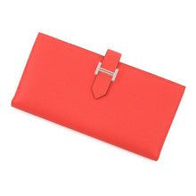 将图像加载到图库查看器中，HERMES Beansufla Orange Field Epsom
