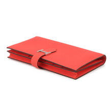 将图像加载到图库查看器中，HERMES Beansufla Orange Field Epsom
