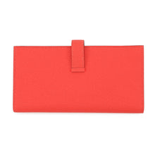 将图像加载到图库查看器中，HERMES Beansufla Orange Field Epsom
