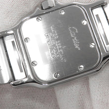 将图像加载到图库查看器中，CARTIER Santos Garbe SM 35.5mm × 23.5mm Stainless Steel K18YG White DialW20012C4

