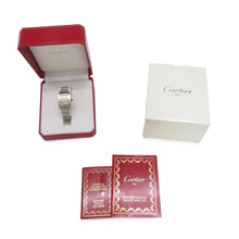 将图像加载到图库查看器中，CARTIER Santos Garbe SM 35.5mm × 23.5mm Stainless Steel K18YG White DialW20012C4
