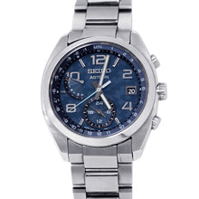 Load image into Gallery viewer, SEIKO Astron Seiko 140th Anniversary Limited Edition Japan Limited Edition 300 units Solar Powered Radio Wave W41.3mm TI Blue Gray/Kinpa DialSBXY023
