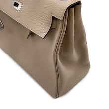 将图像加载到图库查看器中，HERMES Kelly Retourne Gris Tourterelle Togo Leather Size 28
