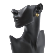 Load image into Gallery viewer, Van Cleef &amp; Arpels Vintage Alhambra Guilloche EarringsVCARP3JL00 18K Yellow Gold
