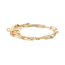 Load image into Gallery viewer, HERMES Kelly Chain Double Bracelet Choker 18K Yellow Gold
