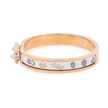 将图像加载到图库查看器中，HERMES Mini Clic Chaine d'Ancre Funny Ice Cream Pink Metal Enamel
