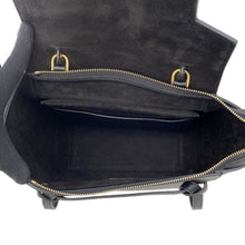 将图像加载到图库查看器中，CELINE Belt bag Black189153 Leather Size micro
