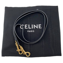 将图像加载到图库查看器中，CELINE Belt bag Black189153 Leather Size micro
