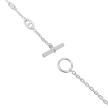 将图像加载到图库查看器中，HERMES Chaine d'Ancre Farandole Necklace Size 31.5" SV925

