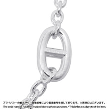 将图像加载到图库查看器中，HERMES Chaine d'Ancre Farandole Necklace Size 31.5" SV925
