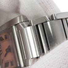 Load image into Gallery viewer, CARTIER Tank francais W20.3mm×H25.35mm Stainless Steel Pink shell DialW51028Q3
