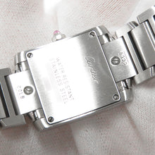 Load image into Gallery viewer, CARTIER Tank francais W20.3mm×H25.35mm Stainless Steel Pink shell DialW51028Q3
