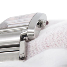 将图像加载到图库查看器中，CARTIER Tank francais W20.3mm×H25.35mm Stainless Steel Pink shell DialW51028Q3
