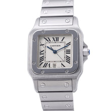 Load image into Gallery viewer, CARTIER Santos Garbe LM H40.8mm×W29.0mm Stainless Steel Silver DialW20060D6
