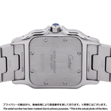 将图像加载到图库查看器中，CARTIER Santos Garbe LM H40.8mm×W29.0mm Stainless Steel Silver DialW20060D6
