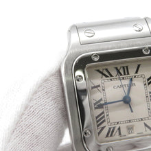 Load image into Gallery viewer, CARTIER Santos Garbe LM H40.8mm×W29.0mm Stainless Steel Silver DialW20060D6
