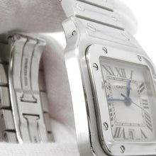 Load image into Gallery viewer, CARTIER Santos Garbe LM H40.8mm×W29.0mm Stainless Steel Silver DialW20060D6
