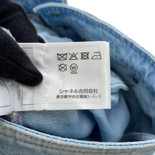 将图像加载到图库查看器中，CHANEL COCO Button Denim Pants Size 36 Light BlueP76228 Cotton100%
