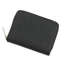 将图像加载到图库查看器中，LOUIS VUITTON Zippy / Coin Purse NoirM60152 Epi Leather
