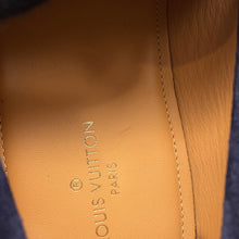 将图像加载到图库查看器中，LOUIS VUITTON loafers Navy suede Size 9
