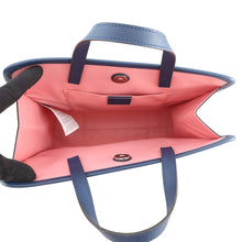 将图像加载到图库查看器中，GUCCI Children's The Jetsons Tote Bag Pink/Navy605614 GG Supreme Leather
