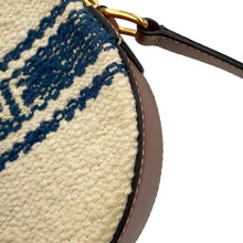 Load image into Gallery viewer, CELINE Round Shoulder Bag Off-white/Tan Canvas Leather
