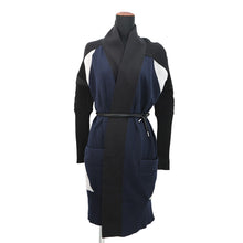 将图像加载到图库查看器中，Sacai sacai cardigan Size 1 Navy/Black/Gray20-05038 Cotton55% Polyester45%
