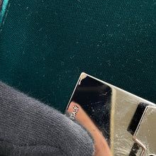 Load image into Gallery viewer, JIMMY CHOO LOCKETT PRETITE ChainShoulder Bag Green Velour
