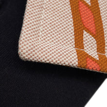 Load image into Gallery viewer, HERMES Trace Marant flat pouch Tan/Orange/Rose Cotton100% Size GM
