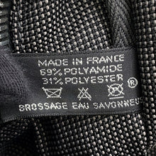 将图像加载到图库查看器中，HERMES Her Line Tote Gray Nylon Canvas Size MM
