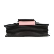 将图像加载到图库查看器中，PRADA City Plex Ribbon Shoulder Bag Black/Pink1BD067 Leather Plastic
