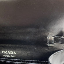 将图像加载到图库查看器中，PRADA City Plex Ribbon Shoulder Bag Black/Pink1BD067 Leather Plastic
